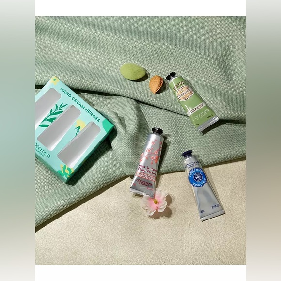 L'OCCITANE Hand Cream Heroes Collection Hand Care Gift Set Trio - Picture 3 of 5